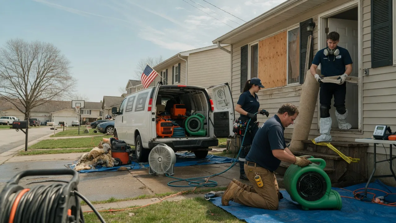 Water Damage Restoration in Hillsdale, IL near me